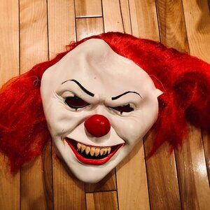 2015 Pennywise Clown Mask – Adult Size – IT Horror Halloween Costume Cosplay